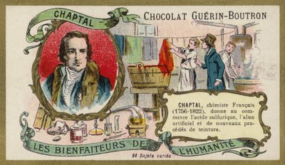 Jean-Antoine Chaptal, Franse chemicus door French School