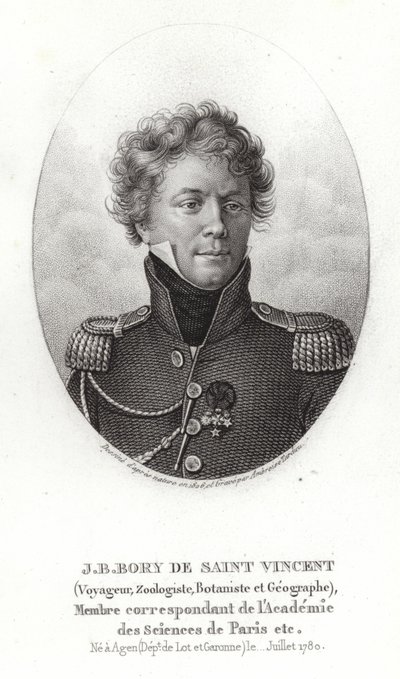 Jean-Baptiste Bory de Saint-Vincent door French School