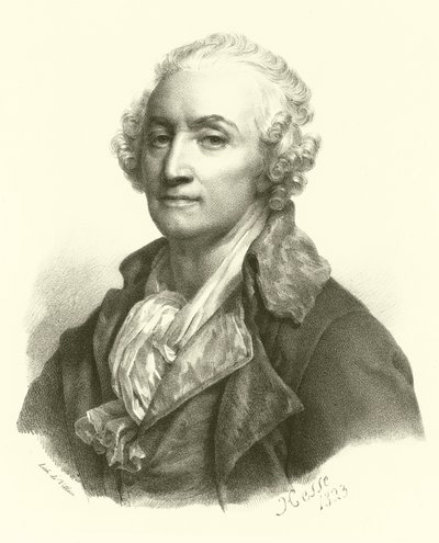 Jean-Baptiste Greuze, portret door French School