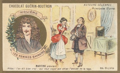 Jean-Baptiste Poquelin alias Moliere, Franse komiek en toneelschrijver, auteur van 