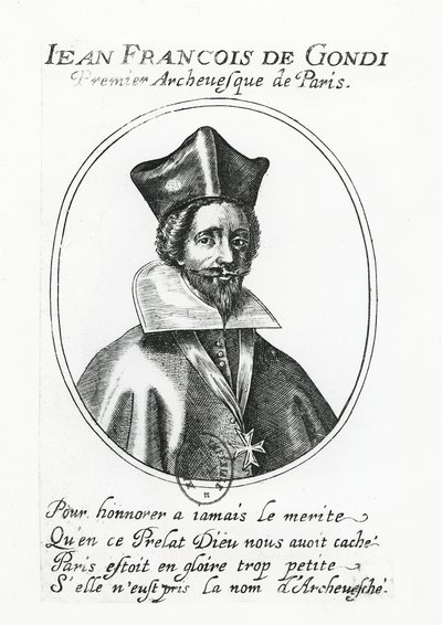 Jean-François de Gondi door French School