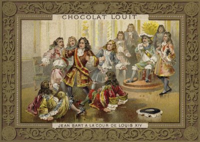 Jean Bart aan het hof van Lodewijk XIV door French School