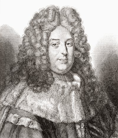 Jean Bouhier, 1673 - 1746. Franse magistraat, jurisconsultus, historicus, vertaler, bibliofiel en geleerde. Uit Les Heures Libres, gepubliceerd 1908. door French School