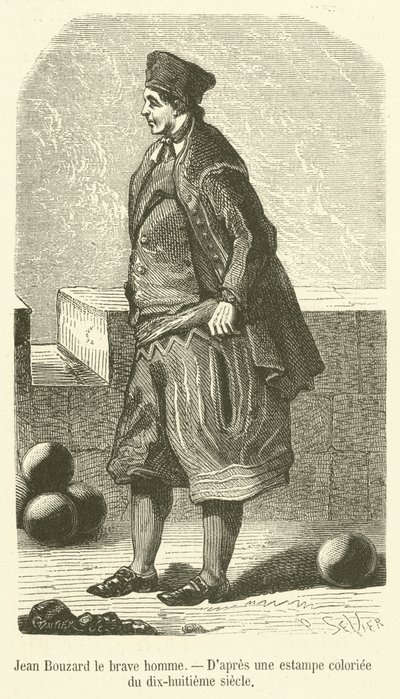 Jean Bouzard de dappere man door French School