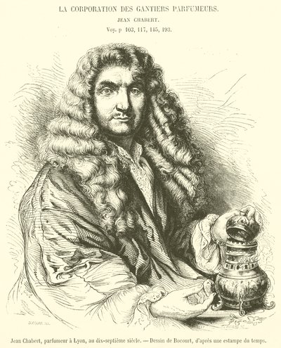 Jean Chabert, parfumeur in Lyon, in de zeventiende eeuw door French School