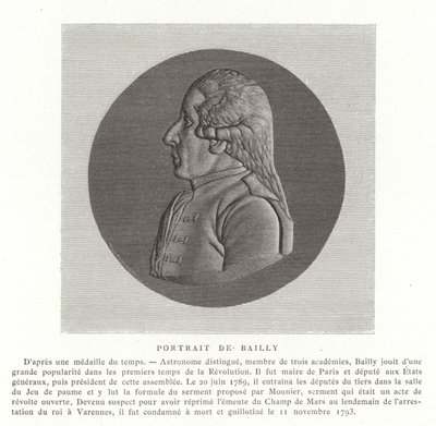 Jean Sylvain Bailly, Franse astronoom, wiskundige en revolutionaire politicus door French School