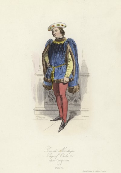 Jean de Montagu, Grootmeester van Frankrijk, bewind van Karel VI door French School