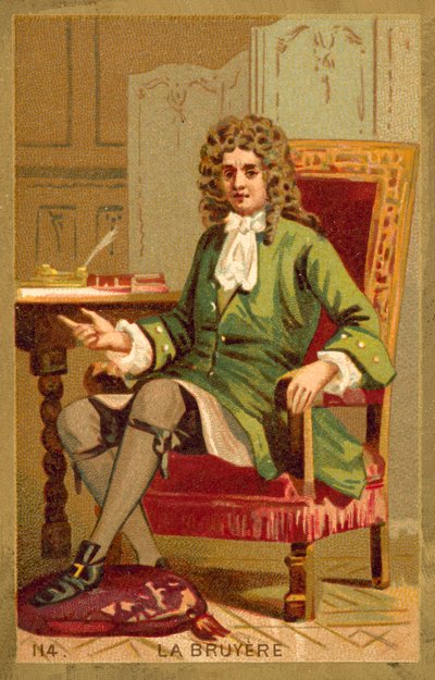 Jean de la Bruyere, Franse filosoof door French School