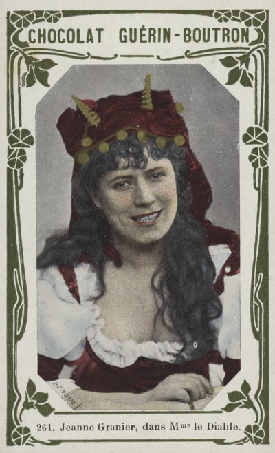 Jeanne Granier, in Madame le Diable door French School