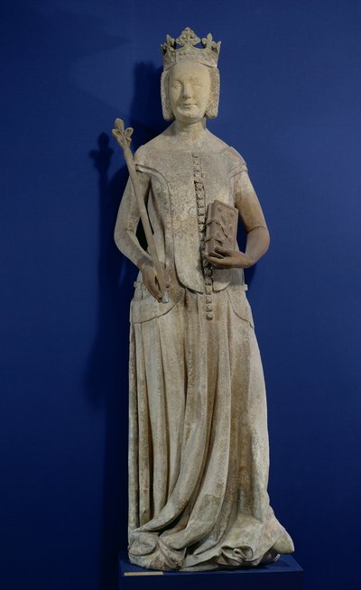 Jeanne de Bourbon (1338-77) 1365-80 door French School