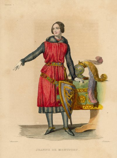 Jeanne de Montfort door French School
