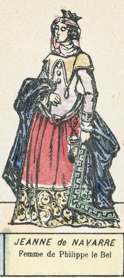 Jeanne van Navarra, Vrouw van Filips de Schone door French School
