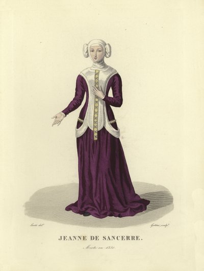 Jeanne de Sancerre door French School