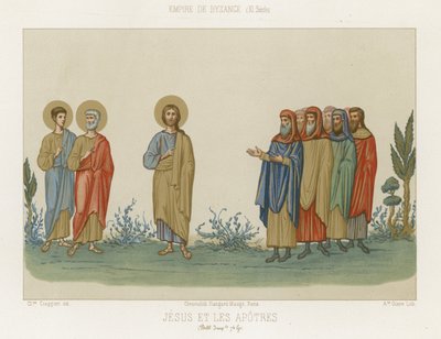Jezus en de apostelen door French School