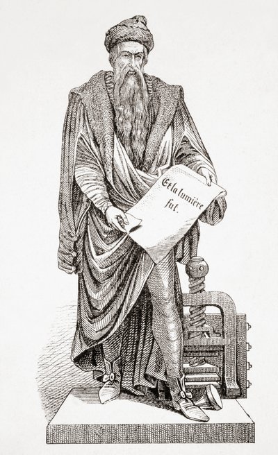 Johannes Gutenberg, uit L