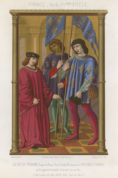 Jan, dauphin van Frankrijk en hertog van Touraine door French School