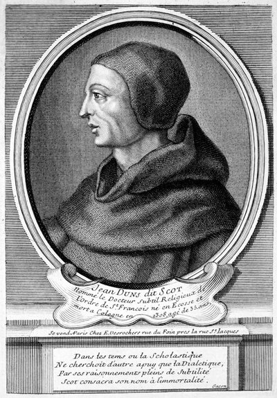 John Duns (Duns Scotus), Schotse katholieke priester, filosoof en theoloog door French School