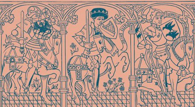 Jozua, Koning David en Judas Maccabaeus door French School