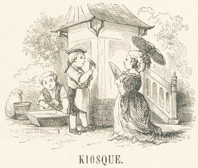 Kiosk door French School