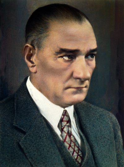 Kemal (Mustapha) Ataturk (1881-1938) c.1925-30 door French School