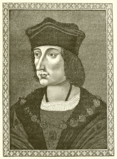 Koning Karel VIII door French School