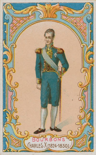 Koning Karel X van Frankrijk door French School