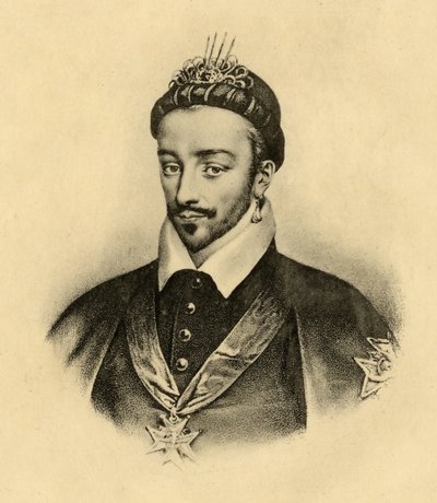 Koning Hendrik III (1551-89) van Frankrijk door French School