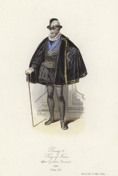 Koning Hendrik IV van Frankrijk door French School