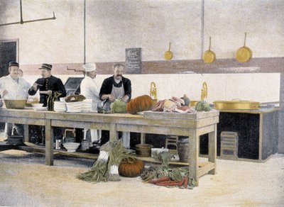 Keuken van de kantine - in 
