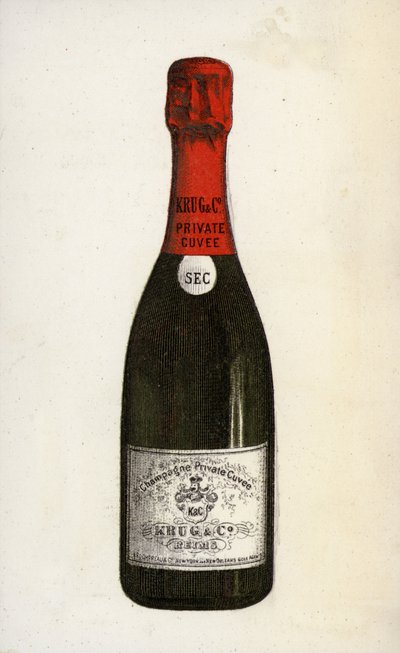 Krug champagne door French School