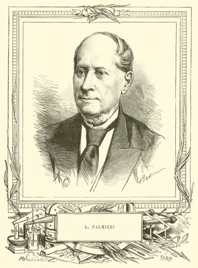 L Palmieri (gravure) door French School