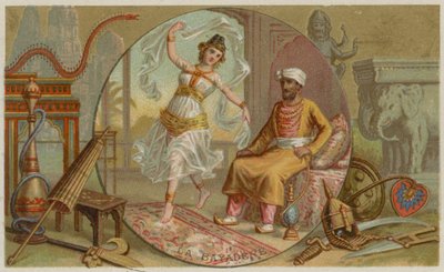La Bayadere door French School