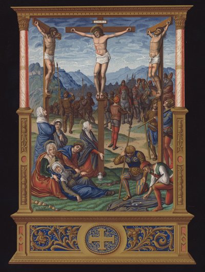 La Calvaire, Frans manuscript uit het einde van de 15e eeuw door French School
