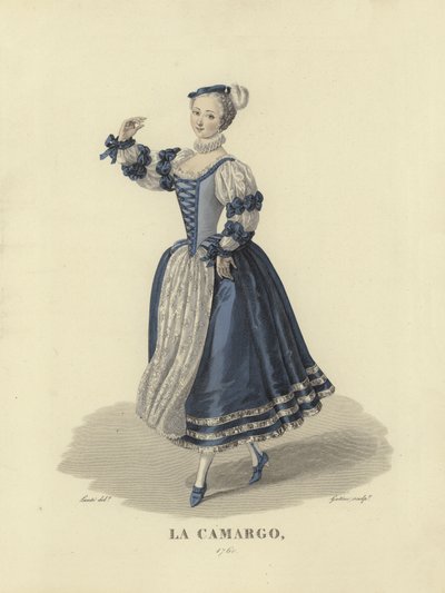 La Camargo, 1760 door French School