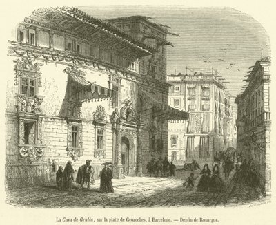 Het Huis van Gralla, op het Courcellesplein, in Barcelona door French School