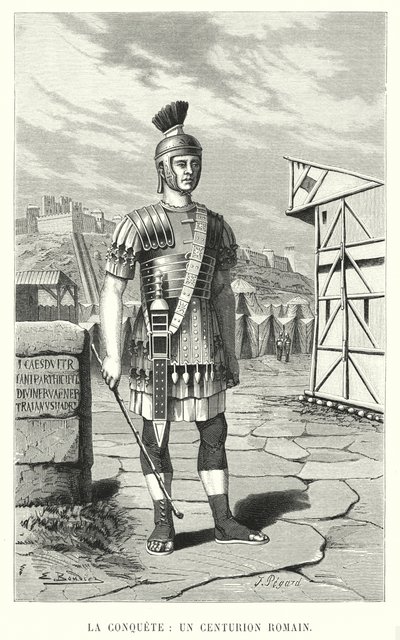 De verovering, een Romeinse centurion door French School
