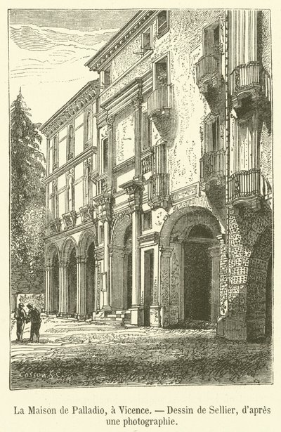 Het Huis van Palladio, Vicenza door French School