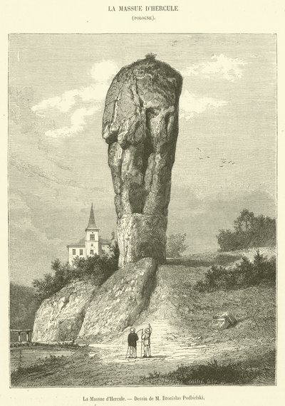 De Knots van Hercules (gravure) door French School