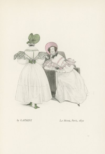 La Mode, Parijs, 1831 door French School