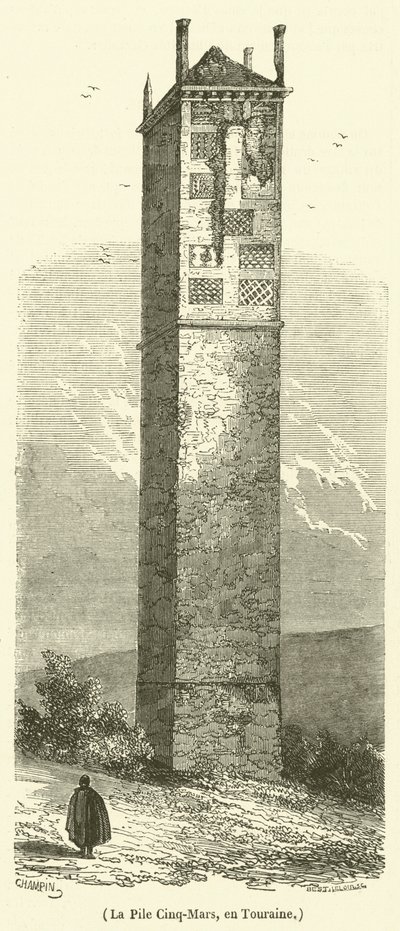 De Pile Cinq-Mars, in Touraine door French School