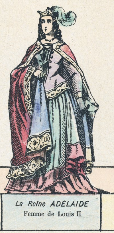 La Reine Adelaide, vrouw van Louis II door French School