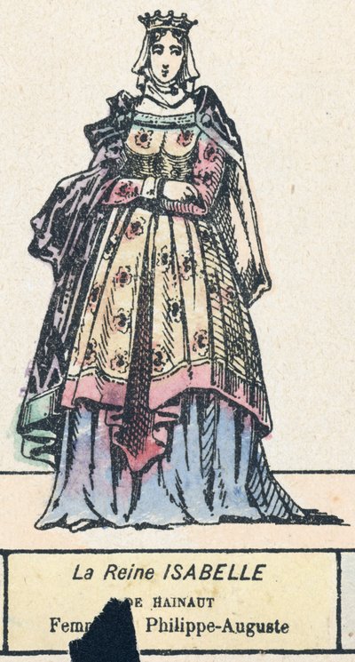 Koningin Isabella van Henegouwen, vrouw van Filips-Augustus door French School