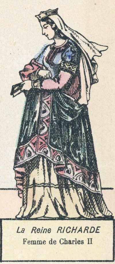 Koningin Richarde, Vrouw van Karel II door French School