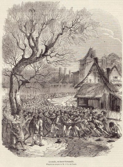 La Soule, in Basse - Normandië, pub 28 februari 1852 door French School