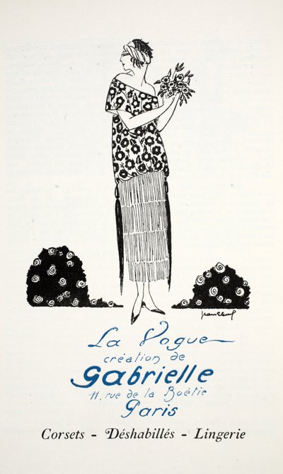 La Vogue creatie van Gabrielle door French School