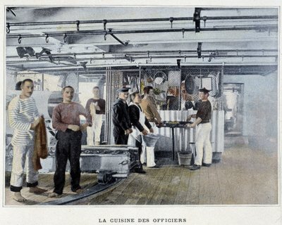 De keuken van de officieren - in 