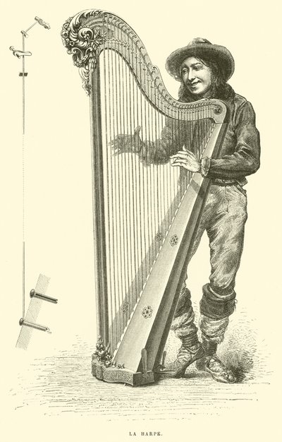 De harp door French School