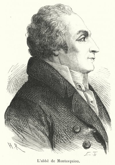 De abt van Montesquiou door French School
