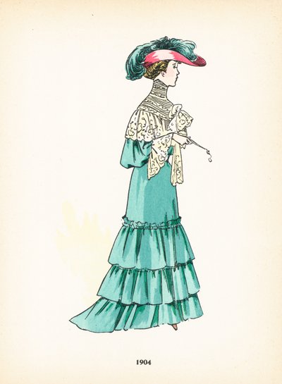 Damesmode, 1904 door French School