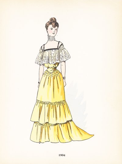 Damesmode, 1904 door French School